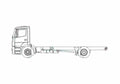 Blueprint Mercedes Benz Axor 18L Truck A4 Photo Print