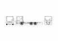 Blueprint Mercedes Benz Ecconic Truck 2008 A4 Photo Print