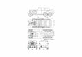 Blueprint Mercedes Benz G4 1934 39a A4 Photo Print