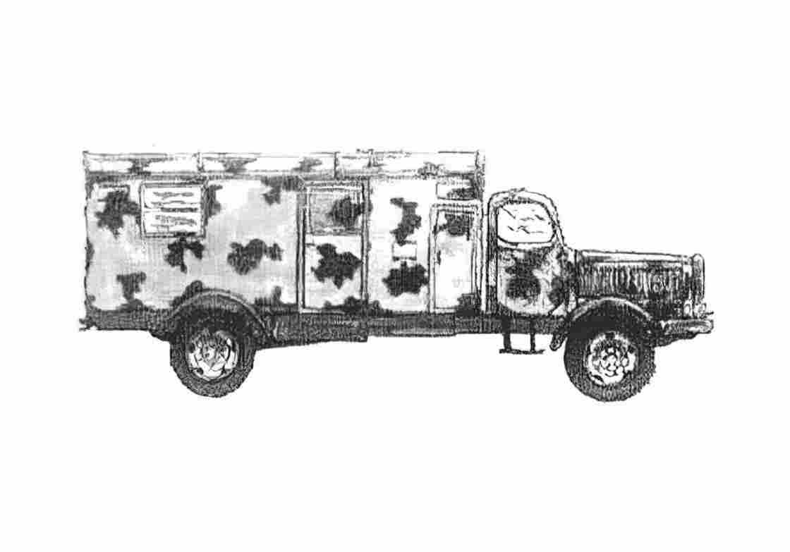 Blueprint Mercedes Benz L4500 SdKfz 305 Truck 1941 A4 Photo Print