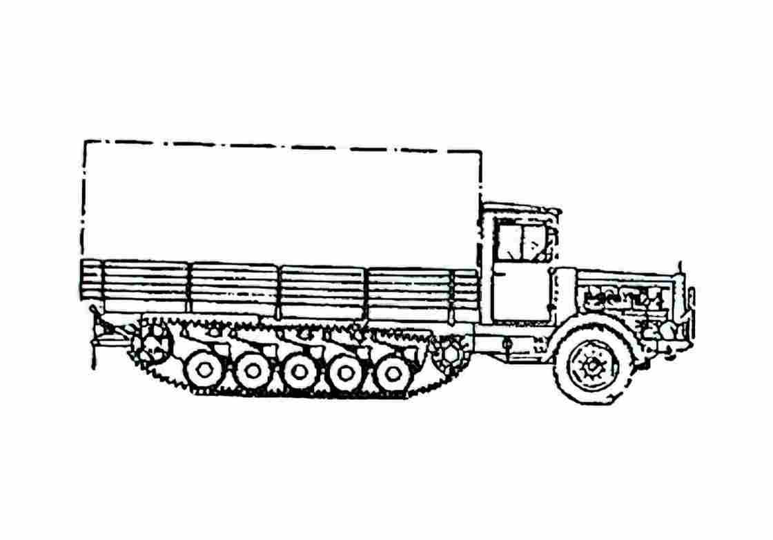 Blueprint Mercedes Benz L4500R Truck 1943 A4 Photo Print