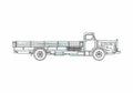 Blueprint Mercedes Benz L6500 Truck A4 Photo Print