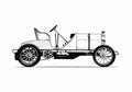 Blueprint Mercedes Benz Land speed Record Car OW 1904 A4 Photo Print
