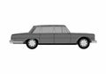Blueprint Mercedes Benz S class W100 600m Limousine 1963 A4 Photo Print