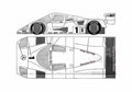 Blueprint Mercedes Benz Sauber C11 Coupe 1990 A4 Photo Print
