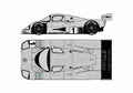 Blueprint Mercedes Benz Sauber C9 WSPC Coupe 1990 A4 Photo Print