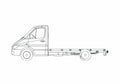 Blueprint Mercedes Benz Sprinter 3 CDi 4x4 Chassis Truck A4 Photo Print