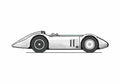 Blueprint Mercedes Benz Stromlinienwagen OW 1937 A4 Photo Print