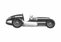 Blueprint Mercedes Benz W25 OW 1934 A4 Photo Print