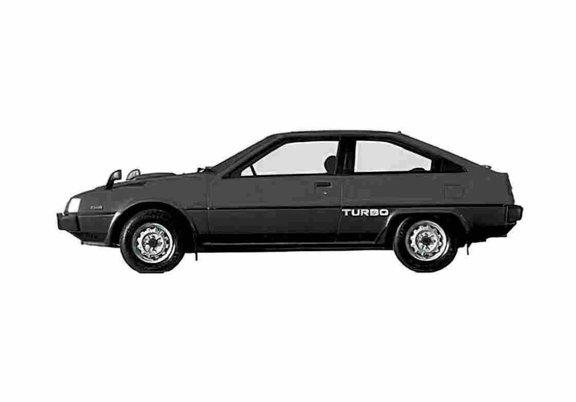 Blueprint Mitsubishi Cordia Hatchback 1982 A4 Photo Print