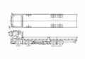 Blueprint Mitsubishi Fuso Super Great 8x4 Truck A4 Photo Print