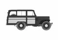 Blueprint Mitsubishi Jeep J3 Station Wagon 1953 A4 Photo Print