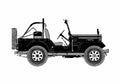 Blueprint Mitsubishi Jeep J50 Cabriolet 1967 A4 Photo Print