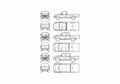 Blueprint Mitsubishi L200 magnum SUV 2006 A4 Photo Print
