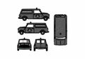 Blueprint Morris Mini Van 1965 A4 Photo Print