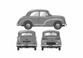 Blueprint Morris Minor MM Sedan 1949 A4 Photo Print