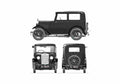 Blueprint Morris Minor Saloon Sedan 1930 A4 Photo Print