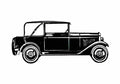 Blueprint NSU 734 Cabriolet 1928 A4 Photo Print
