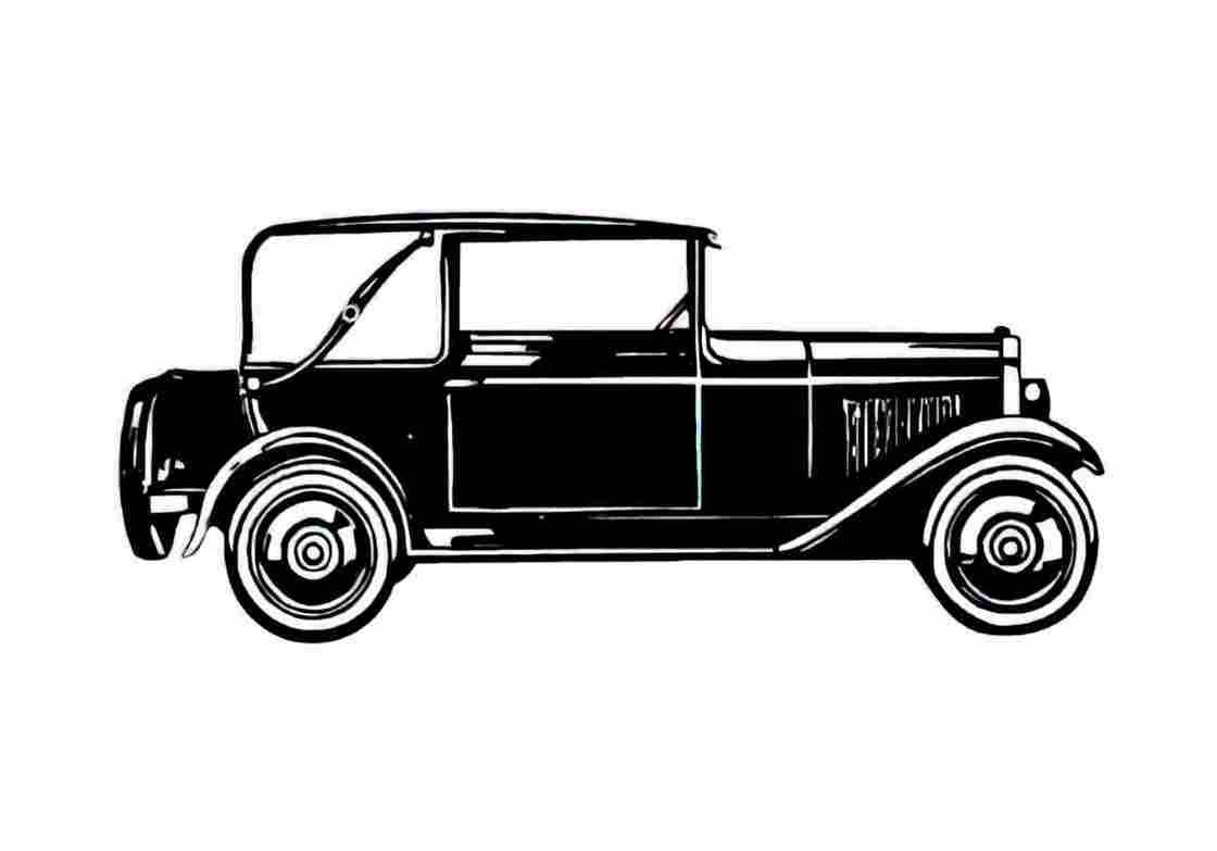 Blueprint NSU 734 Cabriolet 1928 A4 Photo Print