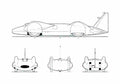 Blueprint Nissan Bluebird CN7 Jet Engine OW 1964 A4 Photo Print