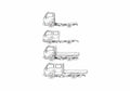 Blueprint Nissan Cabstar Truck 2005 A4 Photo Print