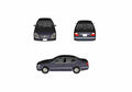 Blueprint Nissan Cima F50 Sedan 2004 A4 Photo Print