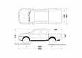 Blueprint Nissan Frontier Double Cab 4x4 Pick up 2007 A4 Photo Print