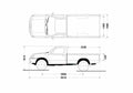 Blueprint Nissan Frontier long bad 4x2 Pick up 2007 A4 Photo Print