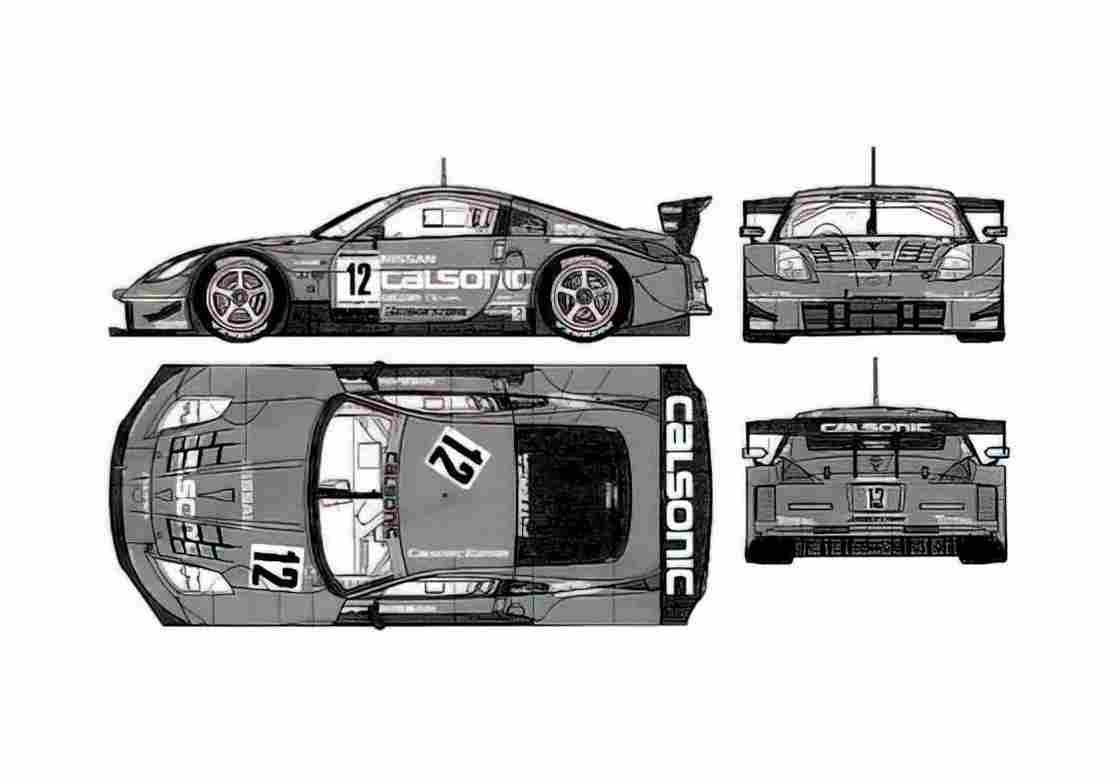 Blueprint Nissan Impul Coupe A4 Photo Print