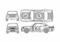 Blueprint Nissan KP GC10 Coupe A4 Photo Print