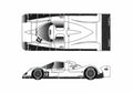 Blueprint Nissan NP35 JSPC Coupe 1992 A4 Photo Print