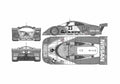 Blueprint Nissan R 89 Coupe A4 Photo Print