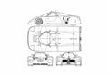Blueprint Nissan R89C Le Mans Coupe 1989 A4 Photo Print