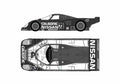 Blueprint Nissan R90C P Le Mans Coupe 1990 A4 Photo Print