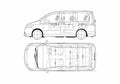 Blueprint Nissan Serena Minivan 2005 A4 Photo Print