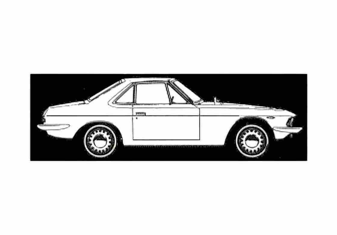 Blueprint Nissan Silvia Sedan 1965 A4 Photo Print