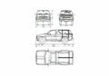 Blueprint Nissan Terrano SUV 1987 A4 Photo Print