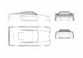Blueprint Noble M14 Coupe 2004 A4 Photo Print