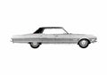 Blueprint Oldsmobile 98 Sedan 1966 A4 Photo Print
