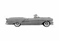 Blueprint Oldsmobile 98 Starfire Convertible Cabriolet 1954 A4 Photo Print