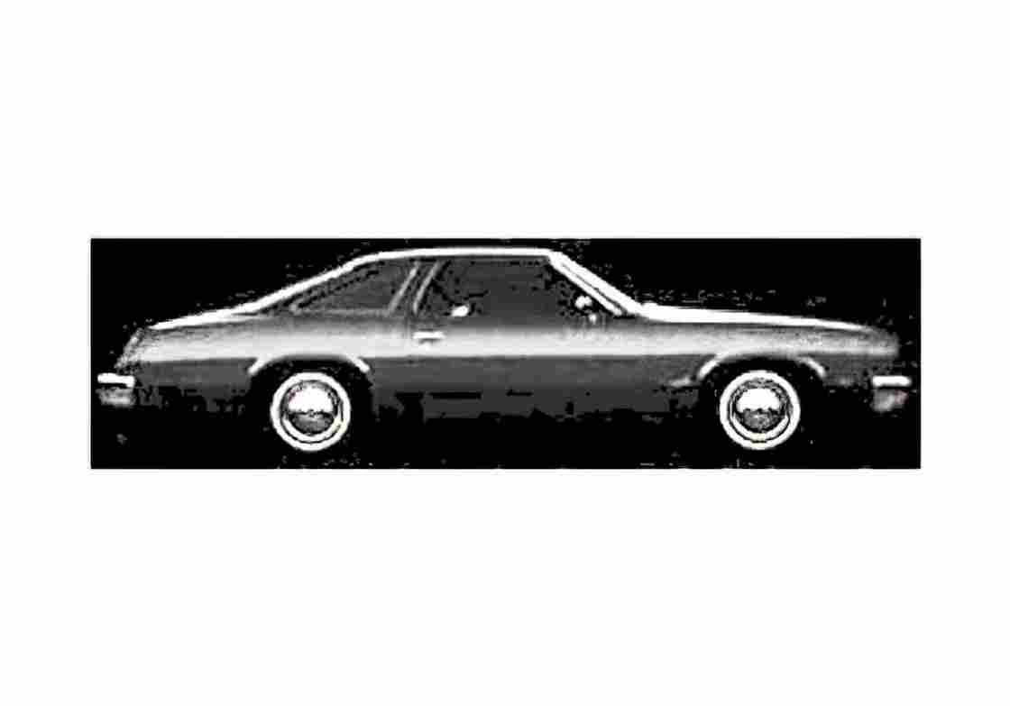 Blueprint Oldsmobile Cutlass S Coupe 1977 A4 Photo Print