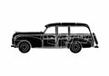 Blueprint Oldsmobile Deluxe Sedan 1948 A4 Photo Print