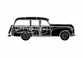 Blueprint Oldsmobile Deluxe Wagon 1940 A4 Photo Print