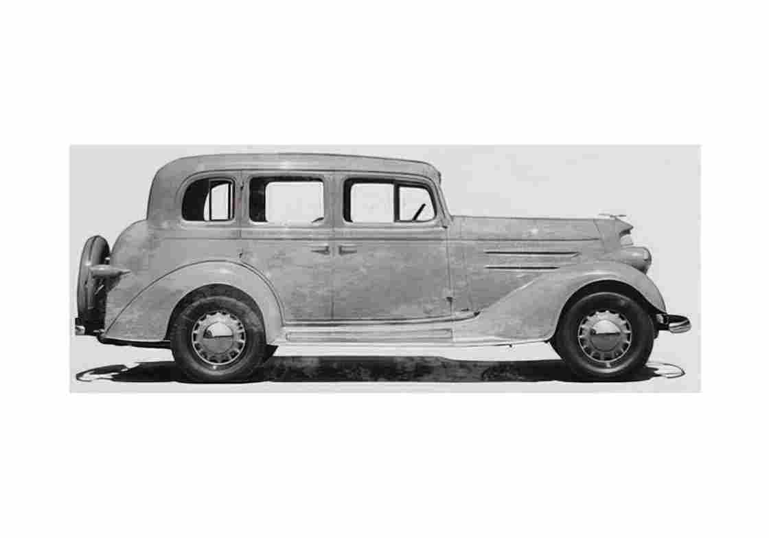Blueprint Oldsmobile Model F 34 Touring Sedan 1934 A4 Photo Print