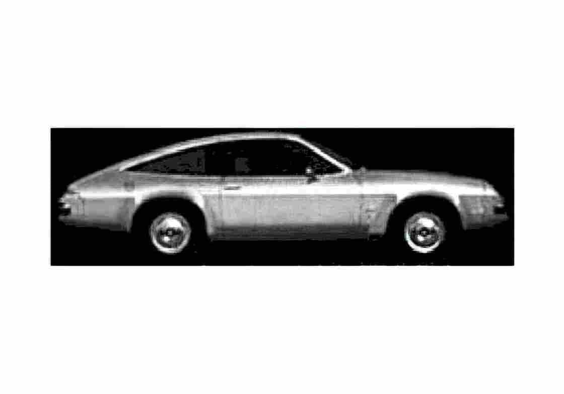 Blueprint Oldsmobile Starfire Sport Coupe 1977 A4 Photo Print