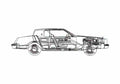 Blueprint Oldsmobile Tornado Coupe 1980 A4 Photo Print