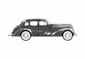 Blueprint Oldsmobile Touring Sedan 1936 A4 Photo Print