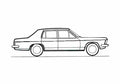 Blueprint Opel Admiral B Sedan 1969 A4 Photo Print