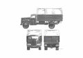 Blueprint Opel Biltz Kfz 305 3 ton 4x2 Cargo Truck 1941 A4 Photo Print