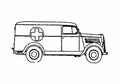 Blueprint Opel Blitz 1t 4x4 Ambulance Van 1935 A4 Photo Print